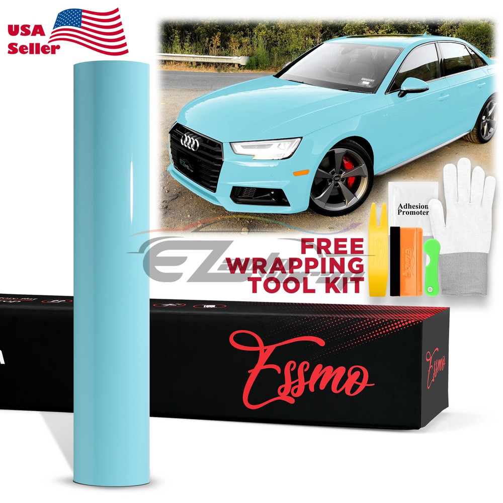 Color PPF Paint Protection Film Gloss Teal Blue Car Paint Scratch Shield Wrap