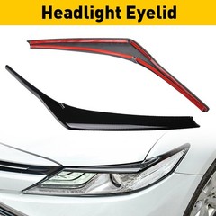 1/2Headlight Eyelid Trim Cover Eyebrows For Toyota Camry SE XSE XLE 2018-20 A