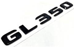 GLOSS BLACK GL350 FOR MERCEDES REAR TRUNK EMBLEM BADGE NAMEPLATE DECAL LETTERS