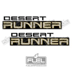 For Nissan Frontier Desert Runner Premium Vinyl Decals – Left/Right – 14.5″ wide