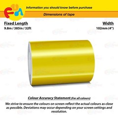 CHROME GOLD 4″ PIN STRIPE Car Model Motorcycle Decal TAPE Vinyl Sticker 102mm