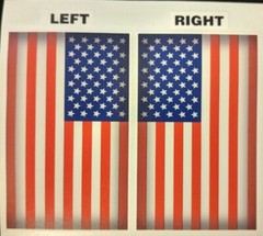 LEFT AND RIGHT FENDER FLAGS DECAL FREE SHIPPING