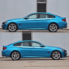Car Side Body Vinyl Decals Racing Sports Long Stripe Graphics Sticker Waterproof