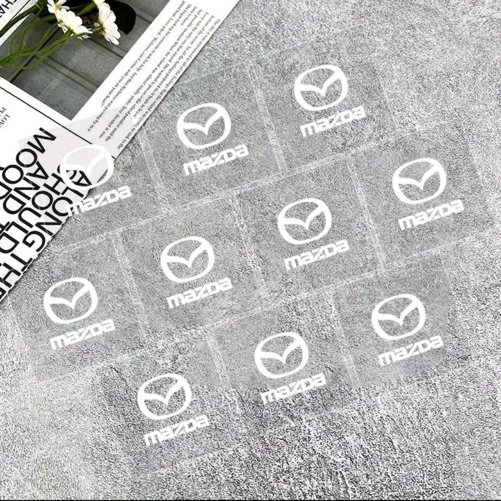 10pc Car Interior DIY Decorative Sticker Creative Emblem Badge Decal For MAZDA