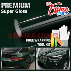 ESSMO PET Super Gloss Turquoise Gre Vehicle Vinyl Wrap Decal Sheet Like Paint
