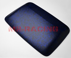 ESSMO PET Marble Forged Matte Carbon Fiber Royal Blue Car Vehicle Vinyl Wrap
