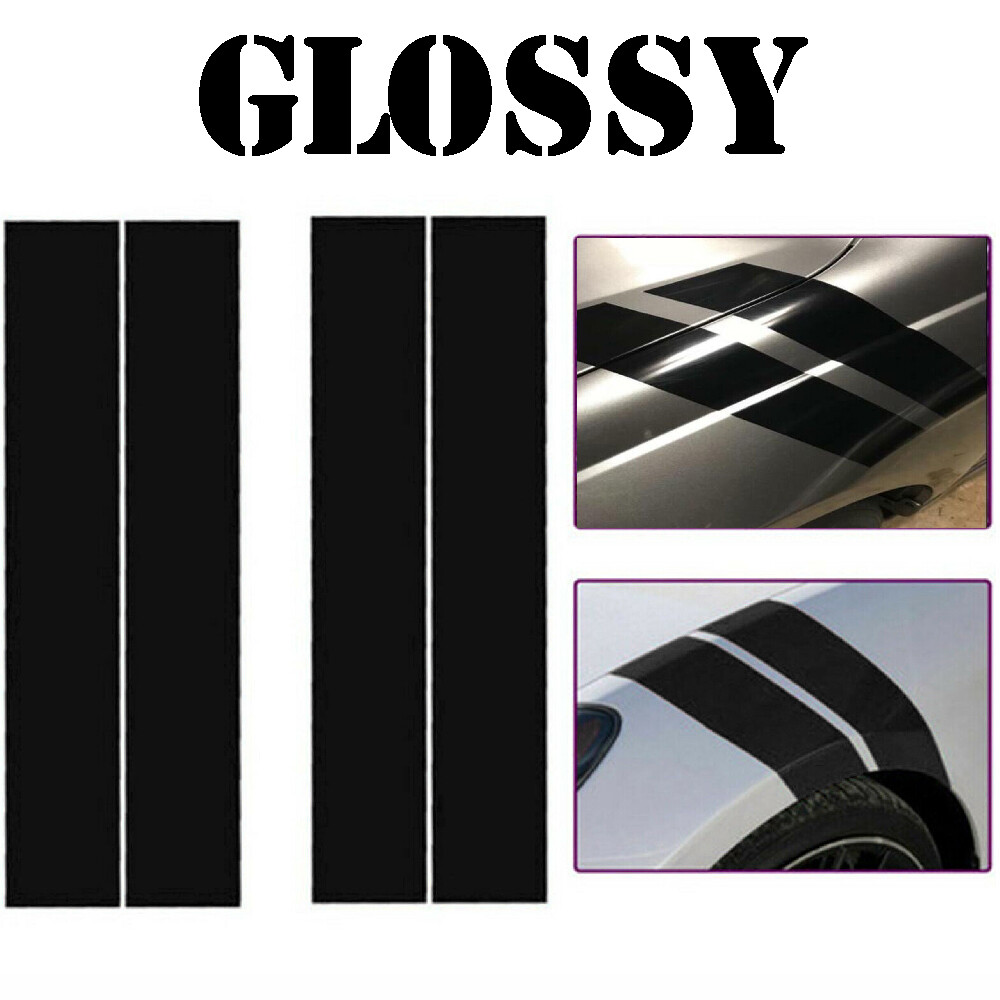 Car Truck SUV Universal Double Stripe Racing Graphic vinyl Side Sticker Decal