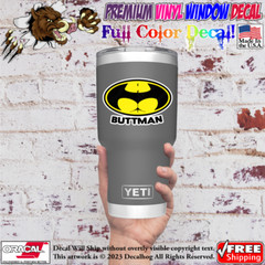 Buttman Batman Parody Funny Full Color Car Truck Window Vinyl Decal Sticker.