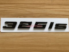 Gloss Black 3D ABS Letters Trunk 325is Emblem Rear Badge for BMW 2017-2022 325is