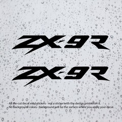(2x) ZX-9R ZX9R Decal Vinyl Stickers for Ninja Motorbike Motorcycle (Old Design)