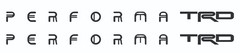 Toyota Corolla “PERFORMA TRD” vinyl Sticker Decals – SET of 2