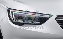 Headlight Hex Holographic Gloss Clear Taillight Tint Film Fog Sticker Honeycomb