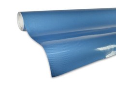 VVivid Xpo Gloss Blue Tech Art Carbon Vinyl Wrap Film | V241