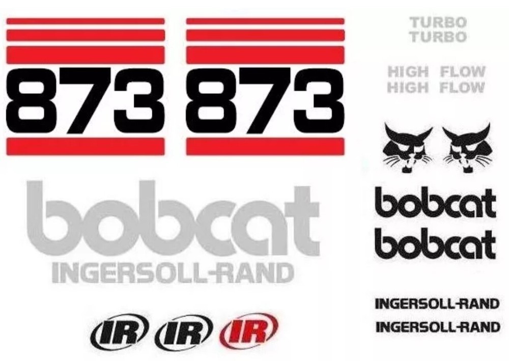 BOBCAT 873 NEW FULL DECAL STICKER SET KIT.
