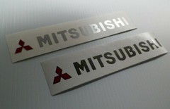 New 94-99 Mitsubishi 3000GT Rear Logo Flat Badge Decal VR-4 SL GTO