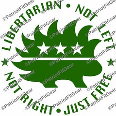 Libertarian,Not Left,Not Right,Just Free,Dont Tread On Anyone,Merica,Vinyl Decal