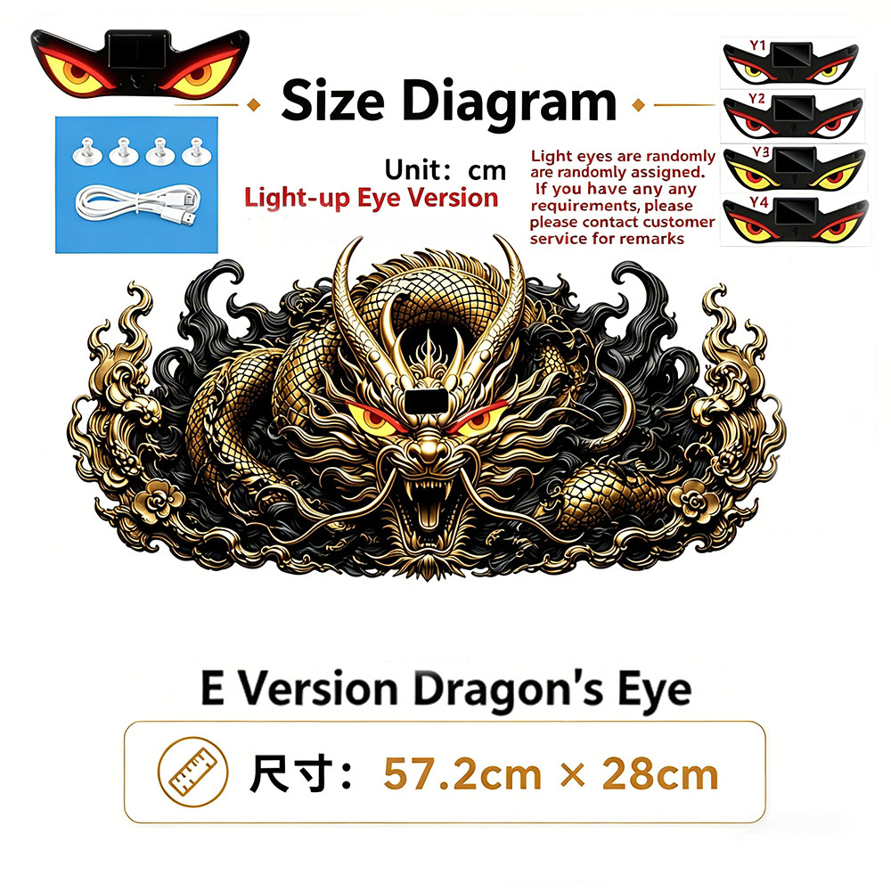 Solar Demon Eye LED Car Window Light Waterproof Sunproof for Suvs Trucks Vans