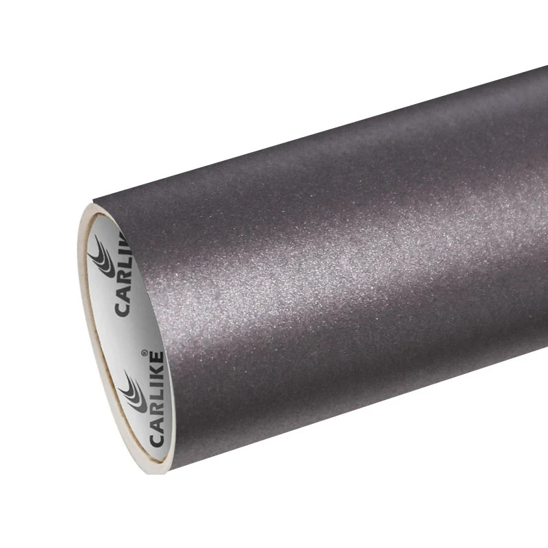 Electro Metallic Satin Titanium Grey Vinyl Wrap Car Film Premium Quality Wrap