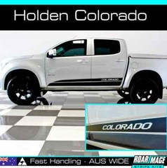 COMBO Bonnet + Doors + Tailgate decals stripes fits 2016-2021 HOLDEN Colorado