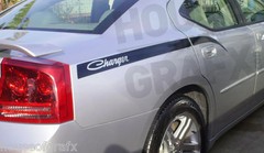 Quarter panel body line accent decal decals stripe fits 06-2010 Dodge Charger