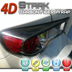 4D Premium Black Carbon Fiber Vinyl Wrap Bubble Free Air Release – 48″ x 60″
