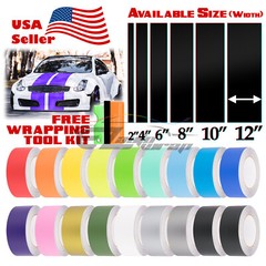 Matte Color Racing Stripes Vinyl Wrap Sticker For Infiniti G35 Stripe 10FT /20FT