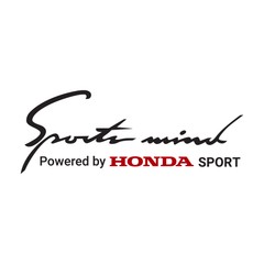 1x SPORTS MIND Powered By Decal Vinyl Stickers (10″ x 3.75″) For Honda Cars