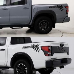 Frontier / Titan Pro-4x Raptor Claw Marks Decal Sticker. Set of 2. #7103