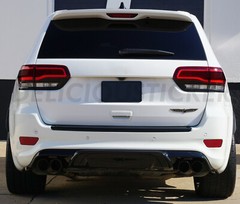 Fits 2014-2021 Jeep Grand Cherokee Tail Light Rear Smoke Tint Overlay Vinyl Dark