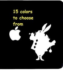 8 Sizes White Rabbit Alice in Wonderland Car Window Decal Sticker Macbook Laptop