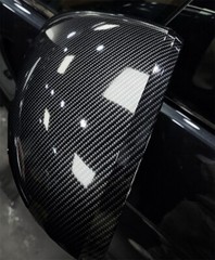 12″x60″ High Gloss 7D Black Carbon Fiber Vinyl Wrap Air Bubble Free 1ft x 5ft