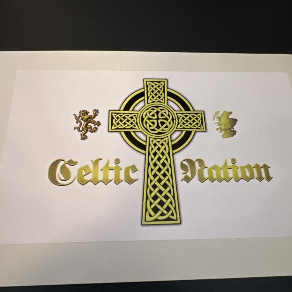 Celtic Nation Decal Sticker Bumper Vinyl Water Resistant