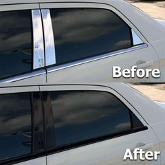 2 In x 25 FT Gloss Black Vinyl Wrap – Self-Adhesive and Scratch-Resistant
