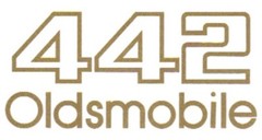 1985-1987 Oldsmobile 442 Front Rear and Door Gold Decals New Set of 4 GM OLDS