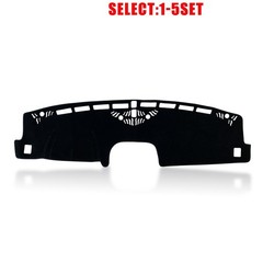 Dash Cover for Ford Maverick 22-24 Thickened Anti-Slip Dash Cover Mat Black 1-5X