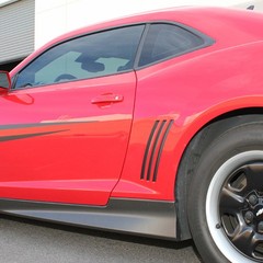 For Chevy Camaro 2010 2011 2012 2013 2014 2015 Side Vent Stripe Decal Insert 6pc