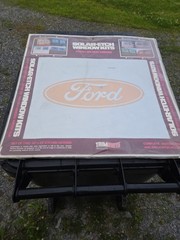 NOS Vintage Custom Van Rear Window Kit Decal Ford Solar ETCH Trim Brite