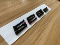 Gloss Black 3D ABS Letters Trunk 528e Emblem Rear Badge for BMW 2017-2022 528e