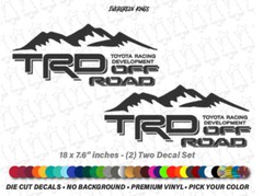 TRD OFF ROAD Toyota Racing Development TACOMA TUNDRA Truck 4×4 Decals Stickers