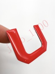 Gloss Red Domed letters compatible with TOYOTA TUNDRA 2022 23 Tailgate insert