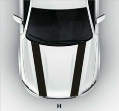 Racing Hood Stripes Decal Vinyl Stickers for Car SUV Truck Universal Fit