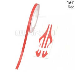 1/6″ 4mm Red & Yellow Pinstriping Pin Stripe DIY Line Vinyl Tape Decal Sticker