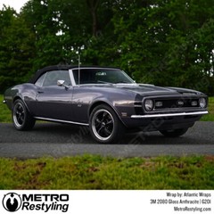 3M 2080 Gloss Anthracite Vinyl Vehicle Car Wrap Decal Film Sheet Roll | G201
