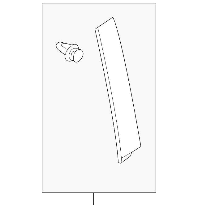 Genuine Mazda Door Applique KB7W-50-M40B