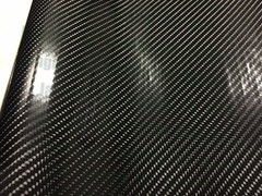 Car Stickers Carbon Fiber Vinyl 12″x60″ 5D Ultra Shiny Gloss Glossy Wrap Black