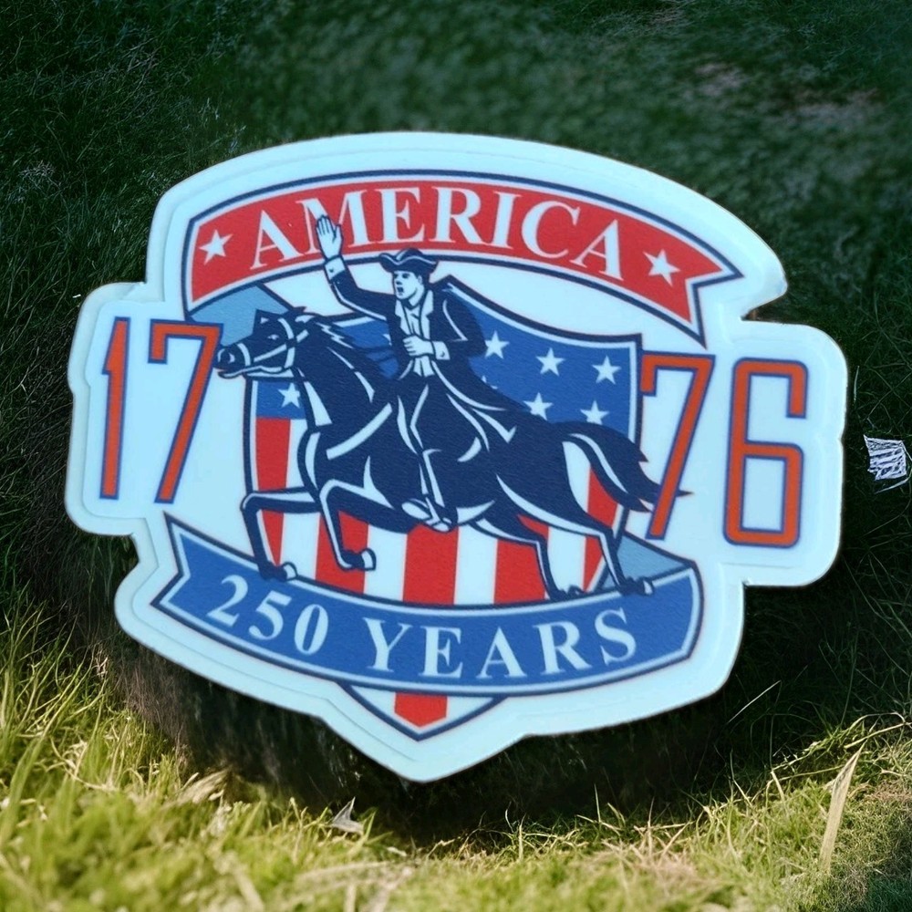🇺🇲🦅AMERICA 250 “PAUL REVERE” Vinyl Decal Sticker 2″-18″ You Choose!🇺🇲🎆