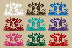 Cow Bull Calf Farm Baby Animal Milk Car Truck Window Vinyl Decal Sticker