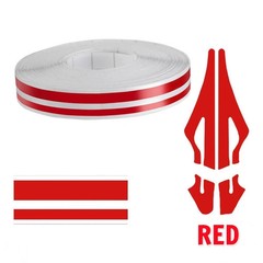 2pcs 32Feet Vinyl Pinstriping Pin Stripe Double Line Car Tape Decal Sticker 1/6″