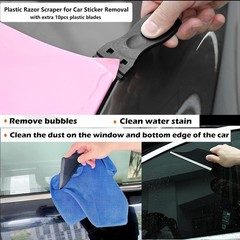 Professional Window Tinting Kit: Squeegees & Sponge Roller for Perfect Finish