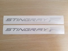 Pair C8 Corvette Stingray R Decal Vinyl Sticker Color Combo (2020 -2023)